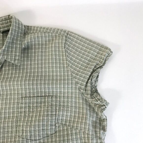 Eddie Bauer Short Sleeve Button Up Shirt Women's Plus Size XXL Plaid Cotton - Picture 6 of 12